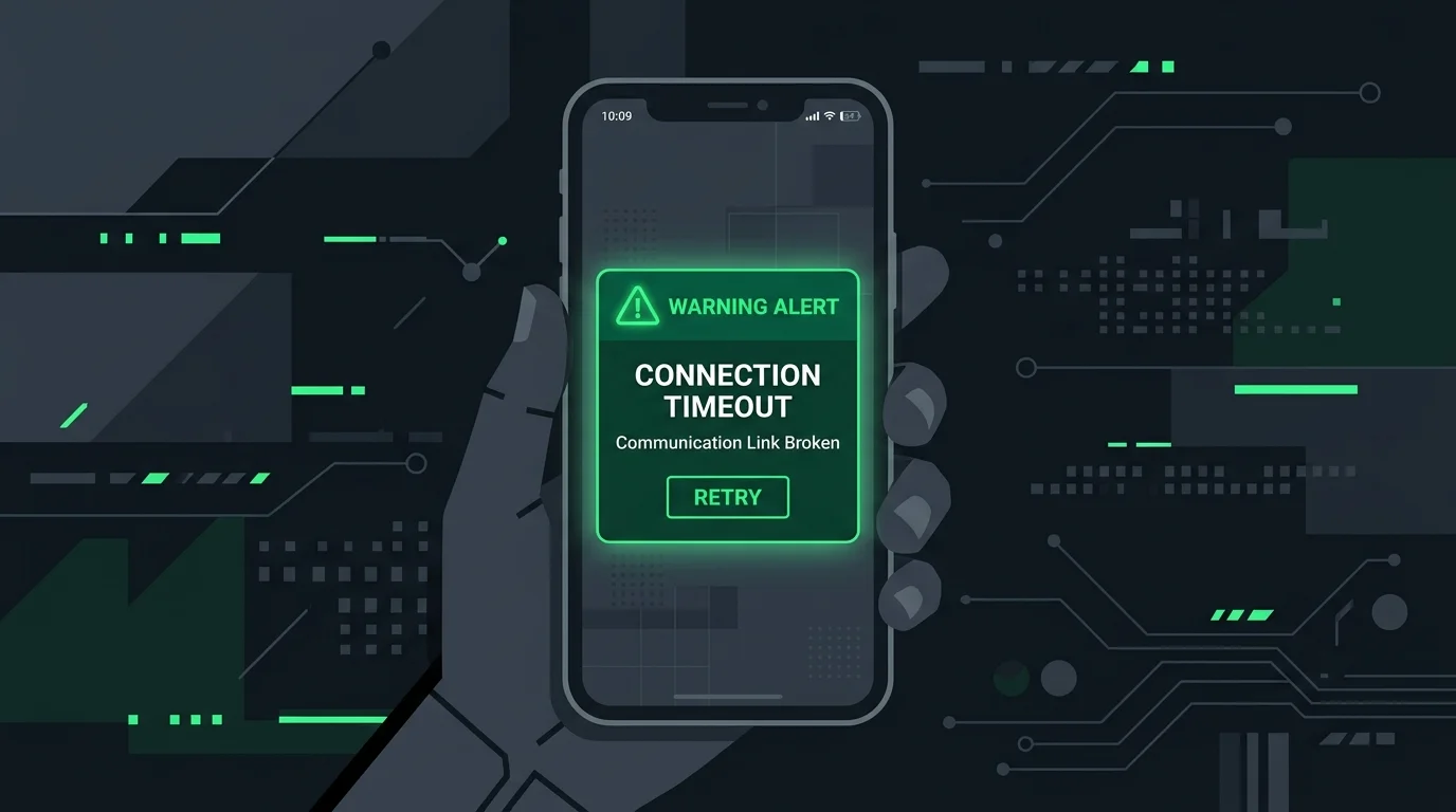 BatBMS alert screen displaying communication fault indicators