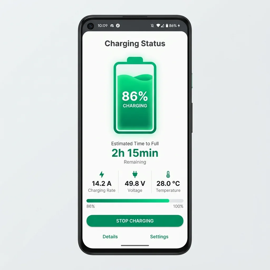 Battery charging panel